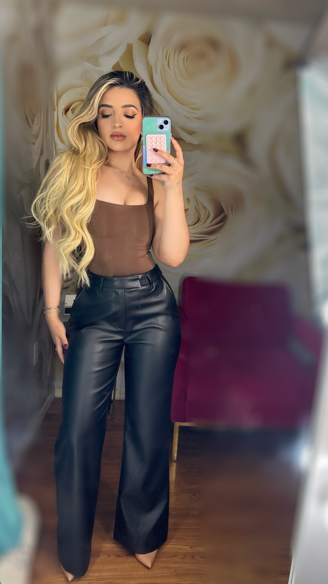 Black Leather Dress Pants